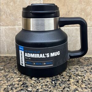 Stanley Black and Silver Admiral's Mug